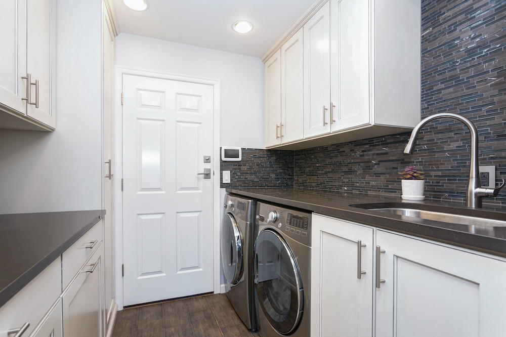 image of newly renovated laundry room